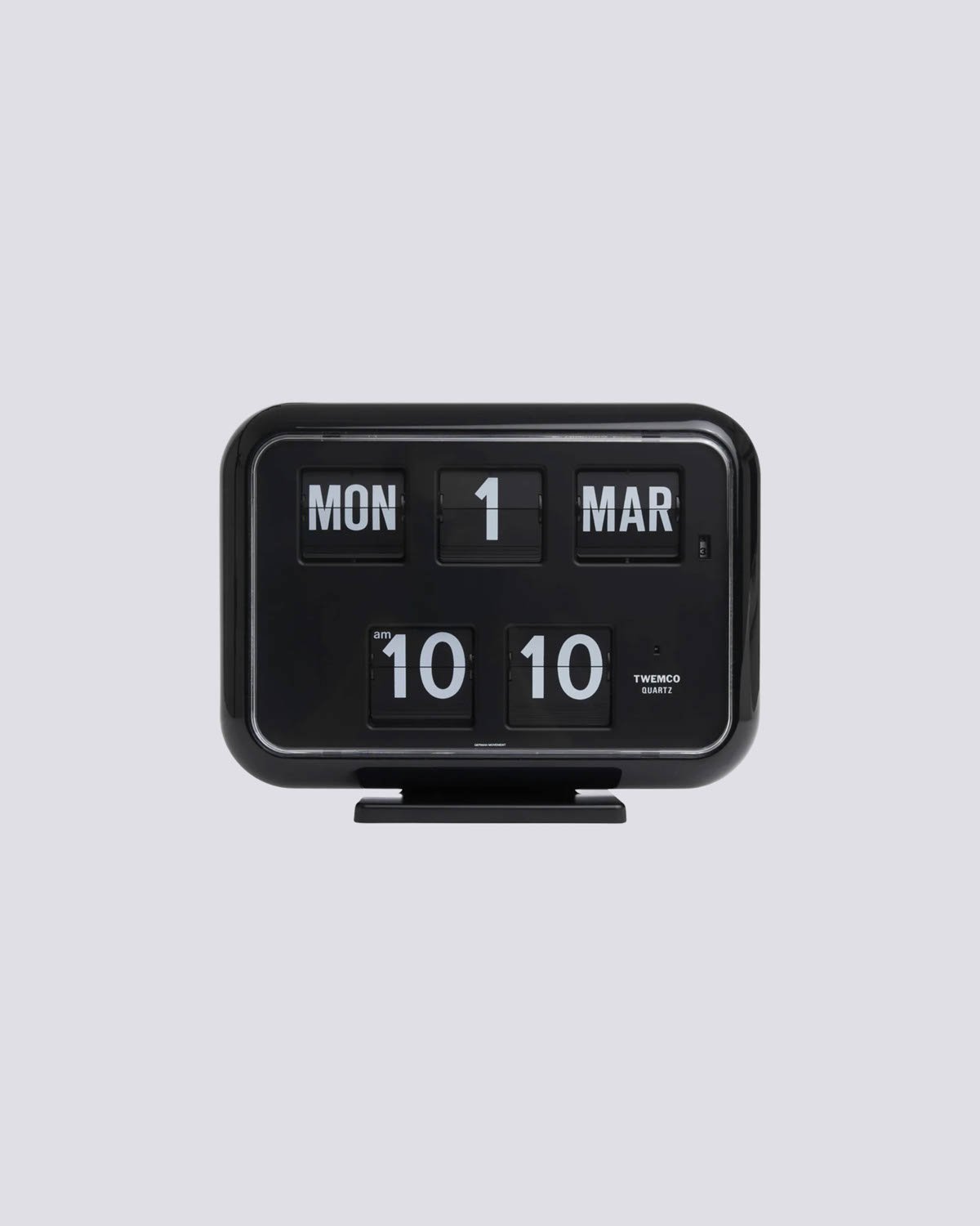 TWEMCO QD-35 掛鐘/桌上鐘, 黑色, large