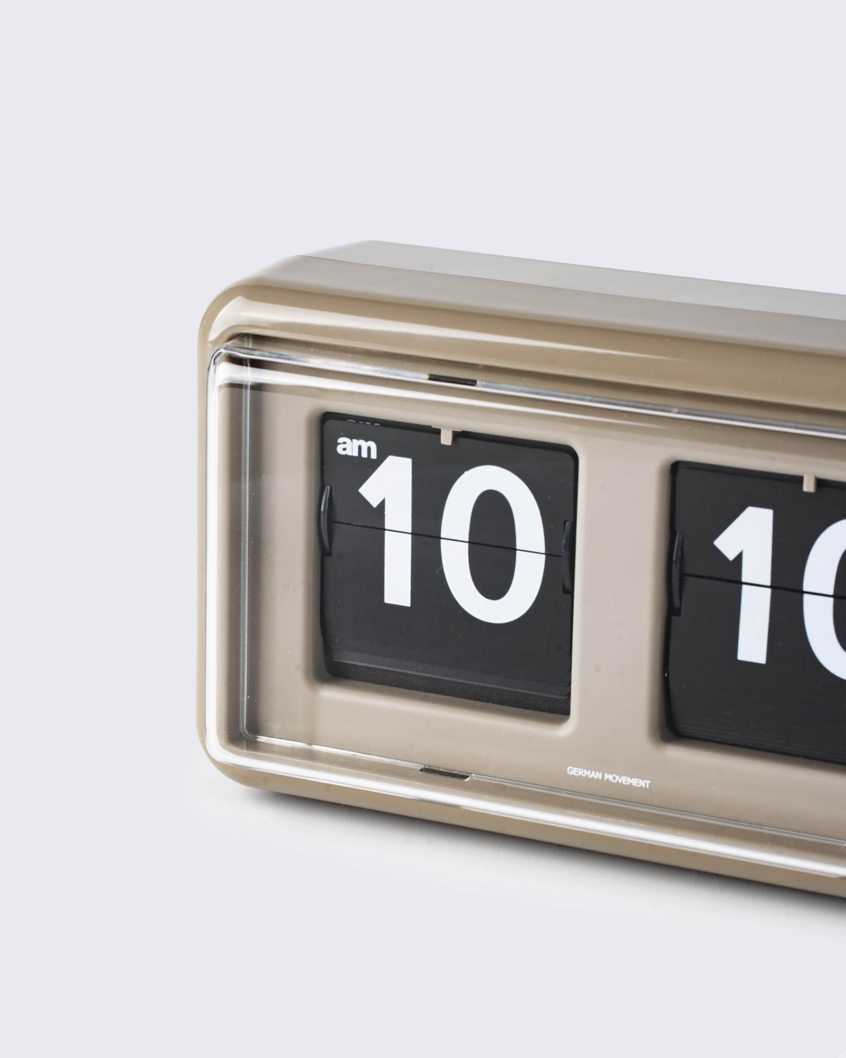 TWEMCO, QT-30 TABLE CLOCK, Grey, large