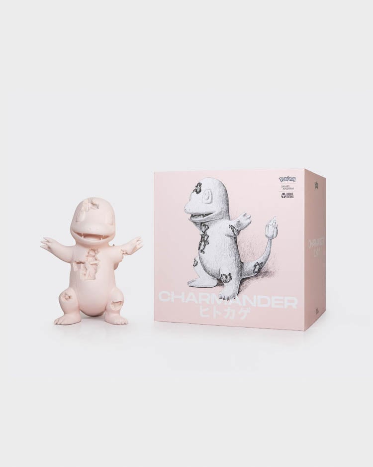 Daniel Arsham × Pokémon Crystalized Charmander (Pink)