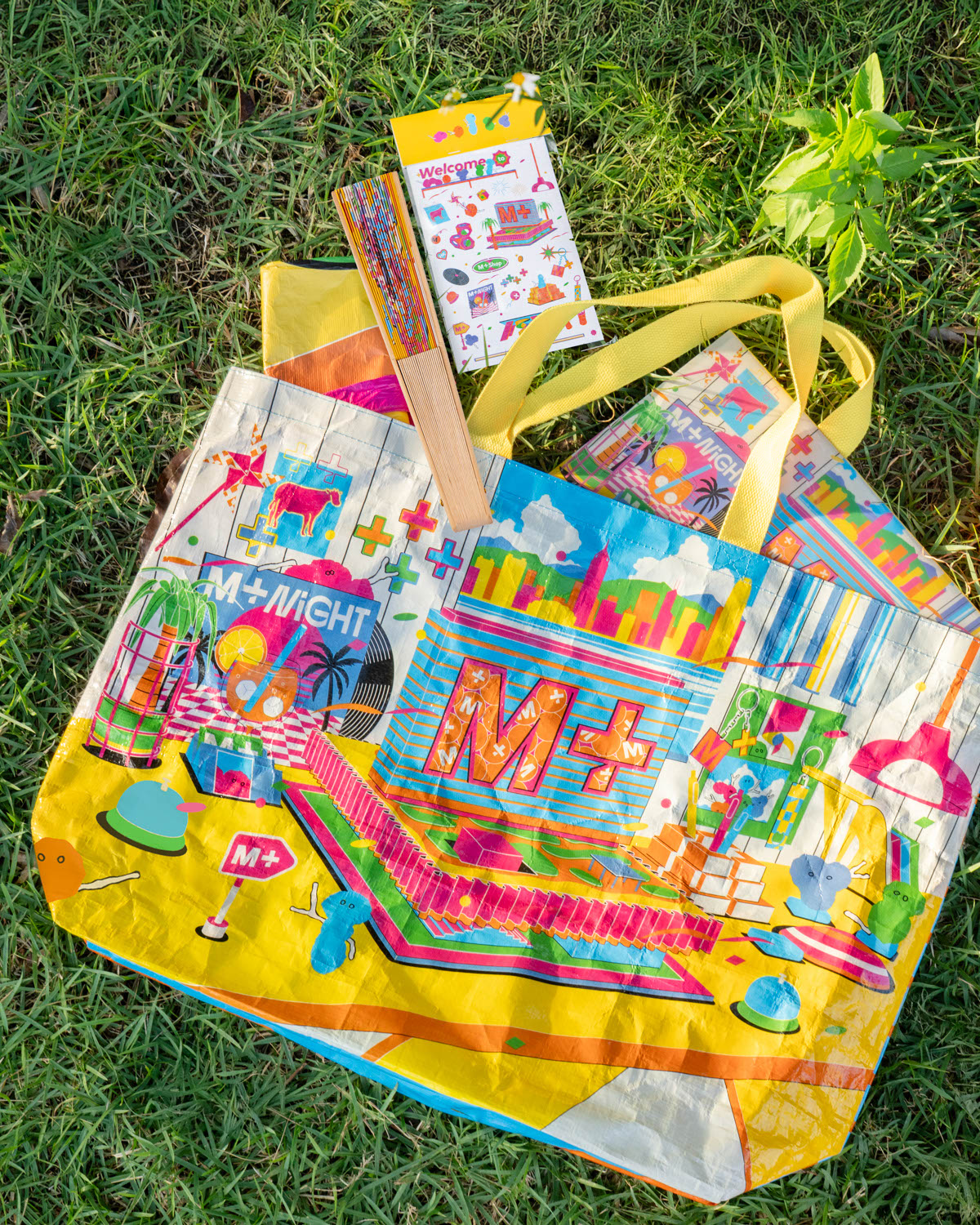 M+ 4th Anniversary Shopping Tote, , large