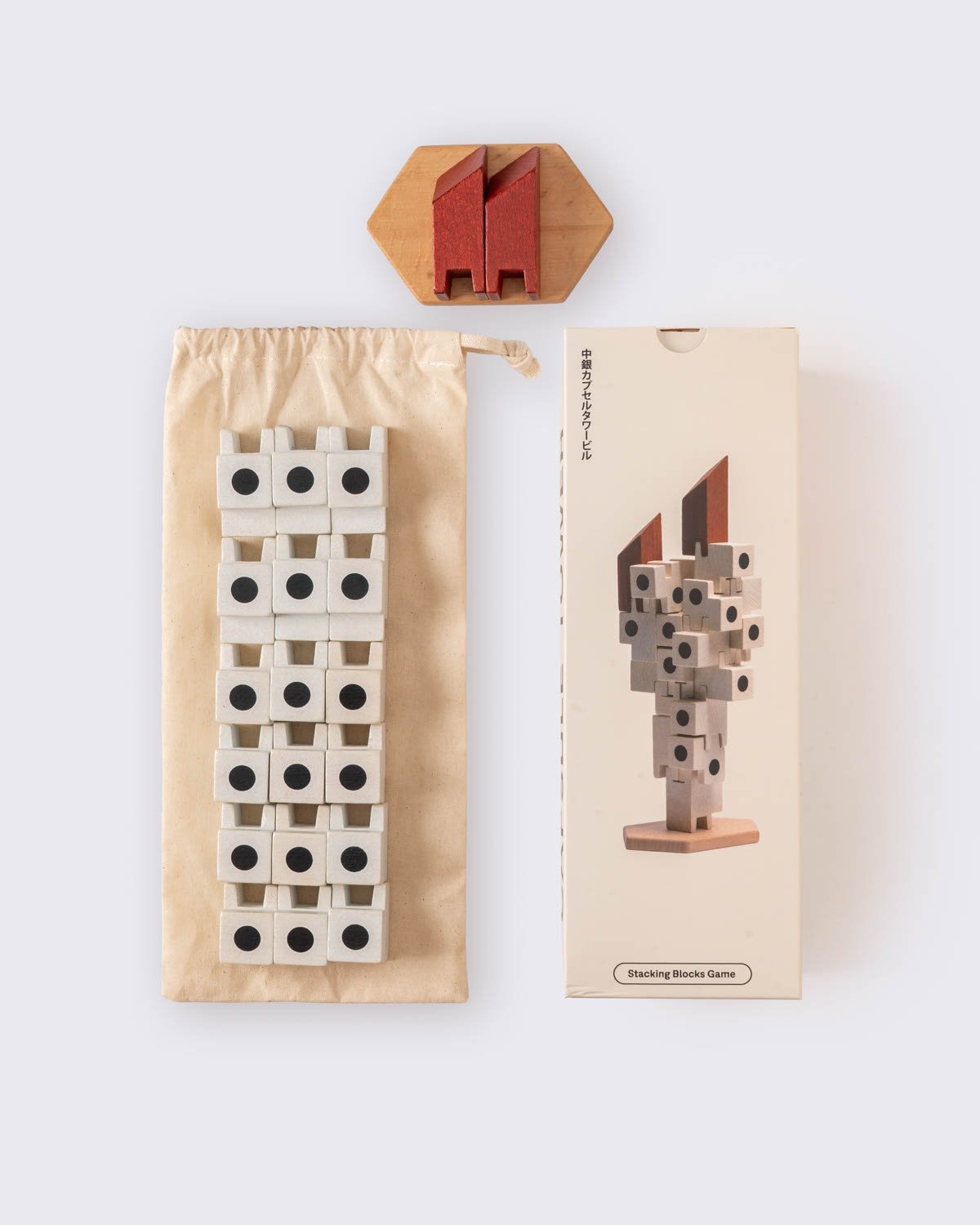 Nakagin Capsule Tower Wooden Block Set, , large