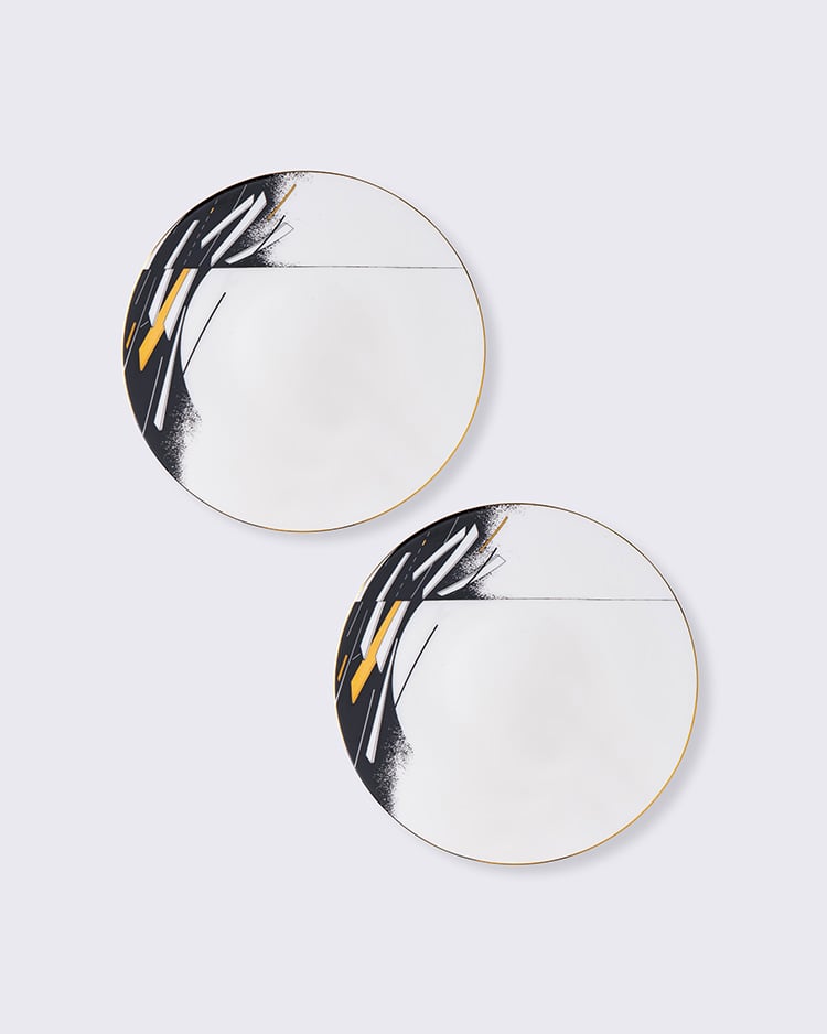 Zaha Hadid Design 'Beam' Plate Set B (Set of 2)