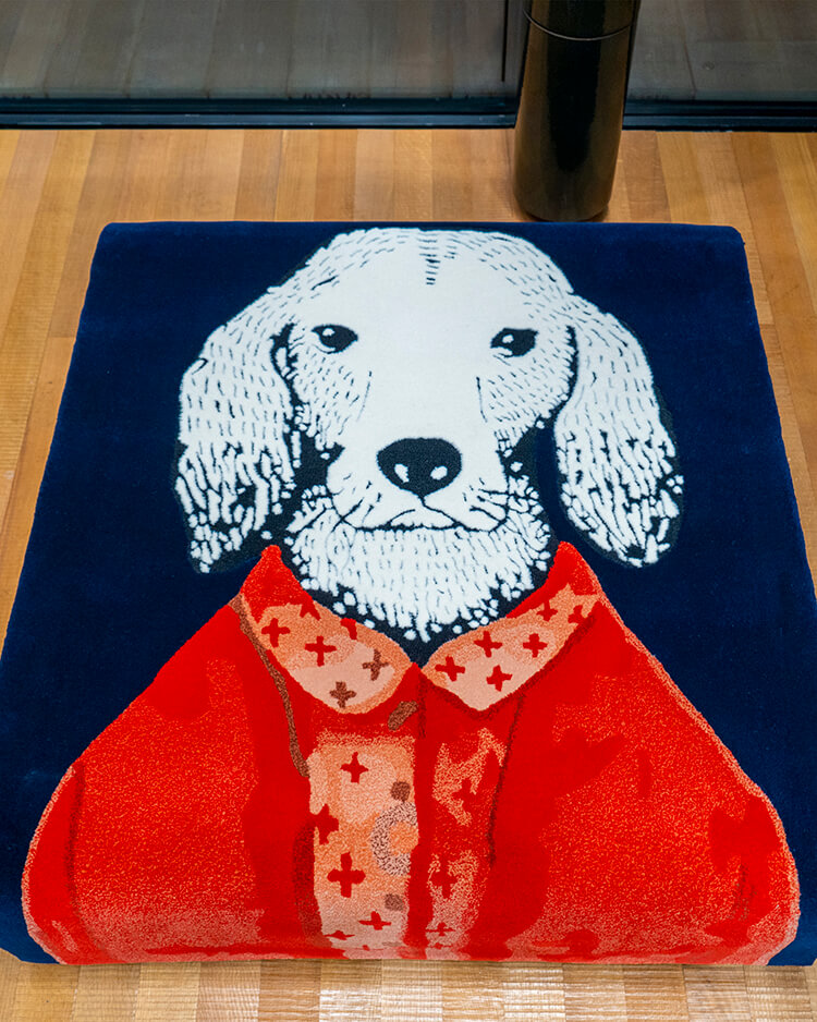 PINTON Chien By Stephanie Mercier 地毯