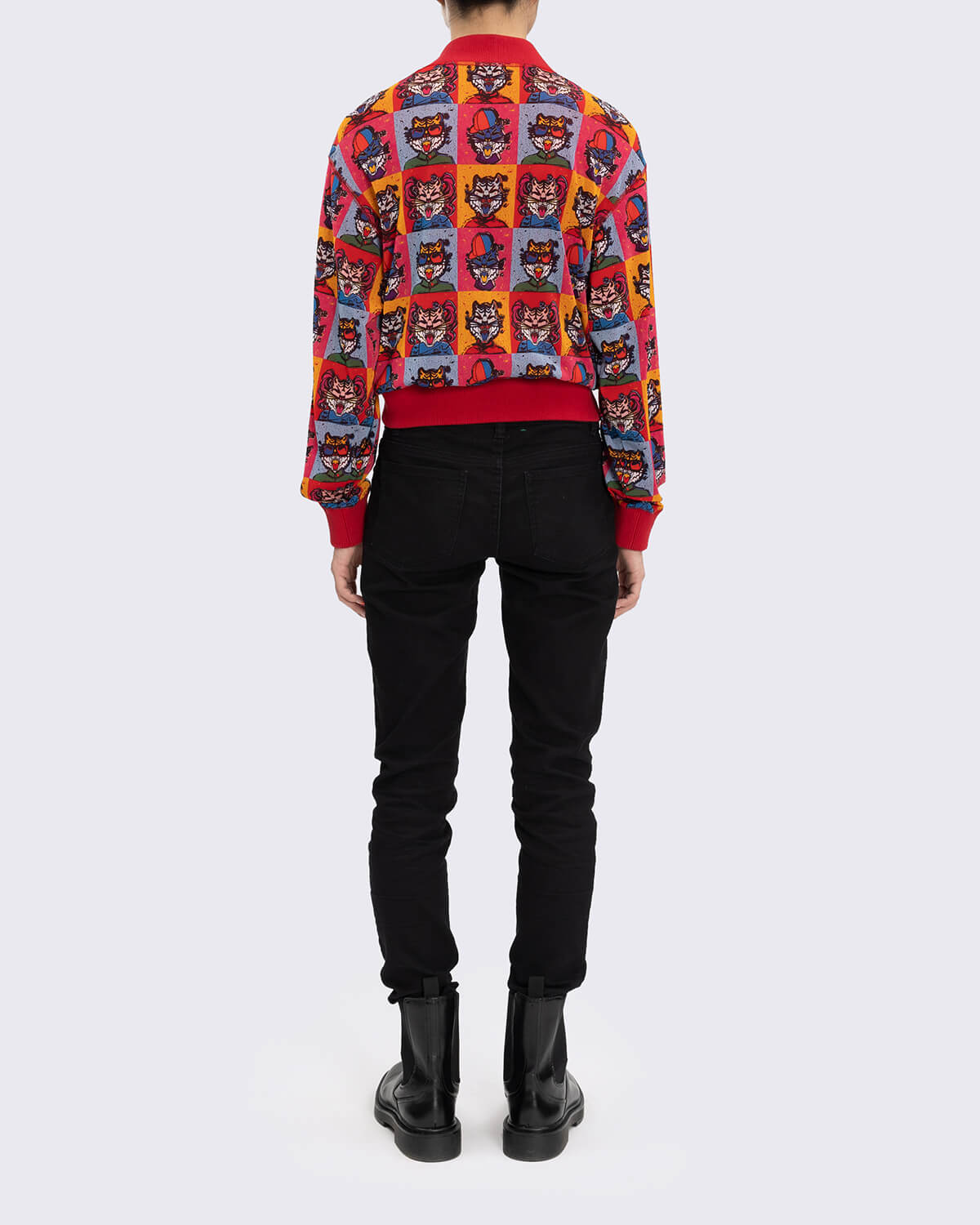 Vivienne Tam 'Tiger Together' Stretch Netting Jacket