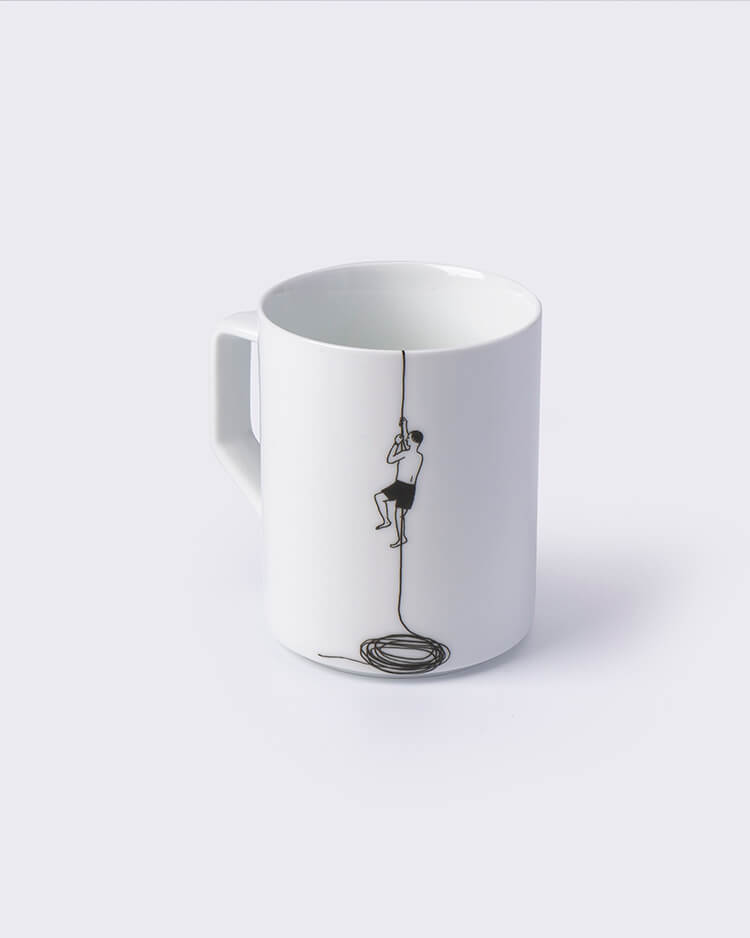 文森‧布羅凱爾《博物館是怎樣建成的》陶瓷杯