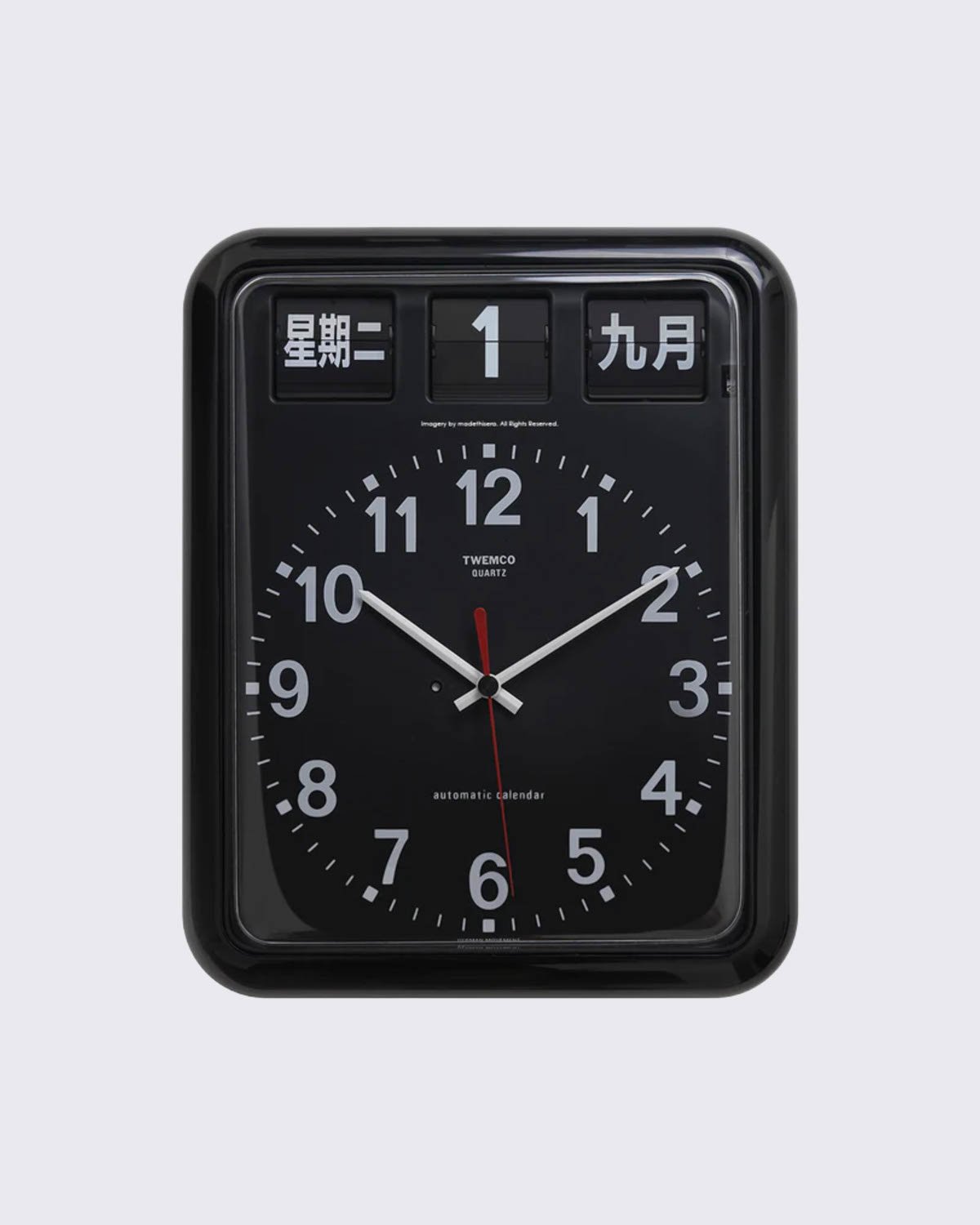 TWEMCO BQ-12A 壁掛鐘, , large