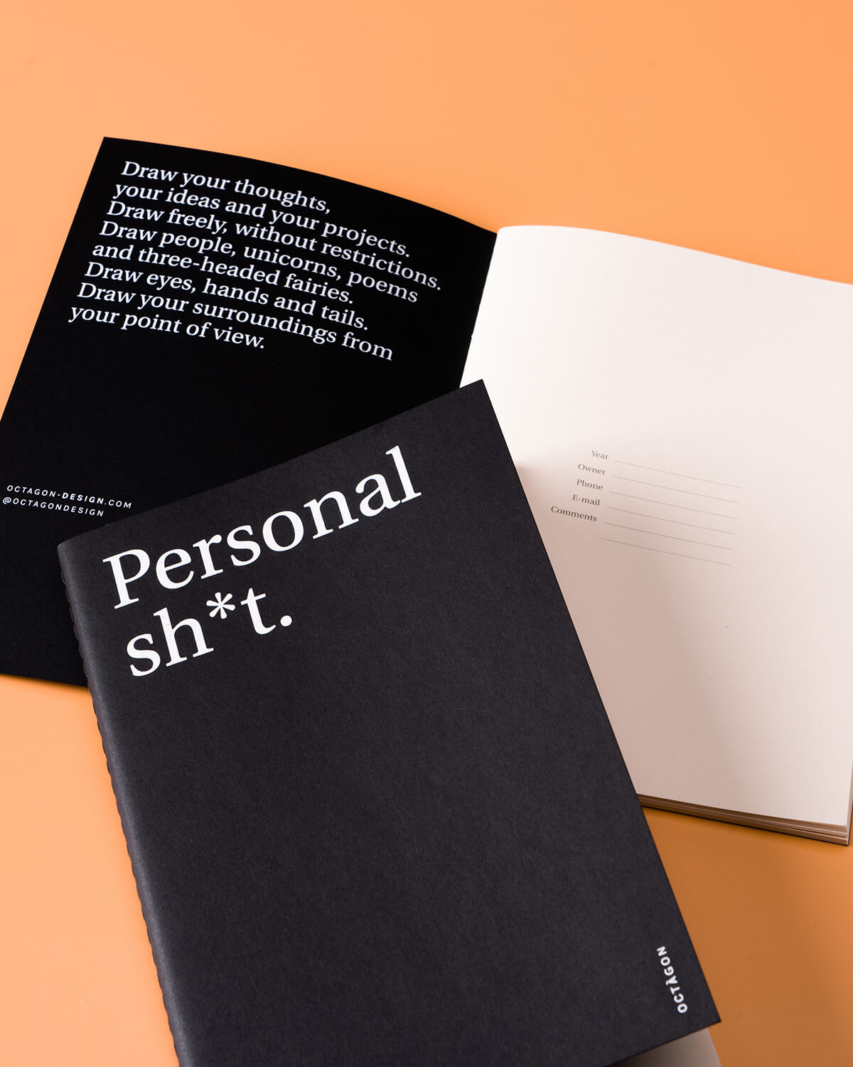 Octagon Personal Sh*t Notebook