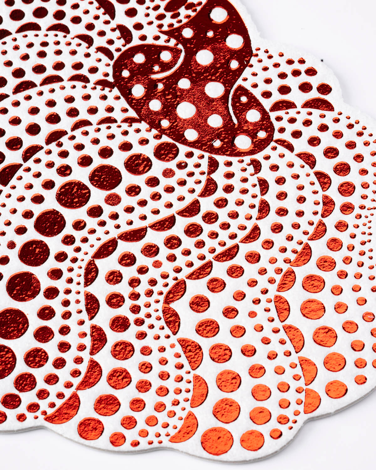 Yayoi Kusama 'Dancing Pumpkin' Postcard (Red)