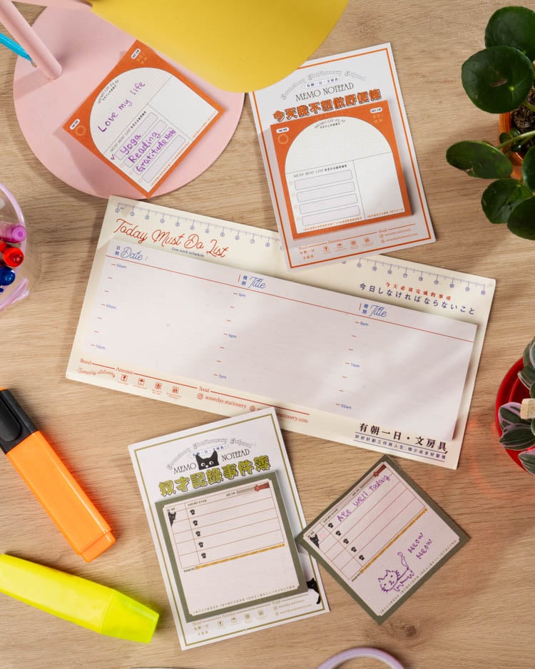 Someday Stationery 'Memo Lie Flat' Memo Notepad