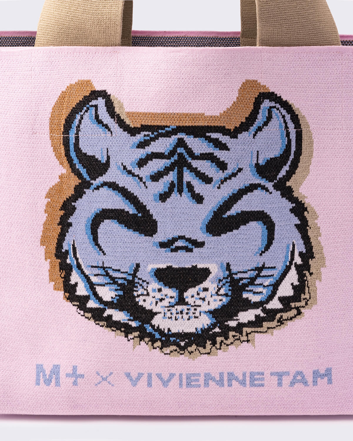 Vivienne Tam 'Pop Pop Tiger' Knitted Tote Bag