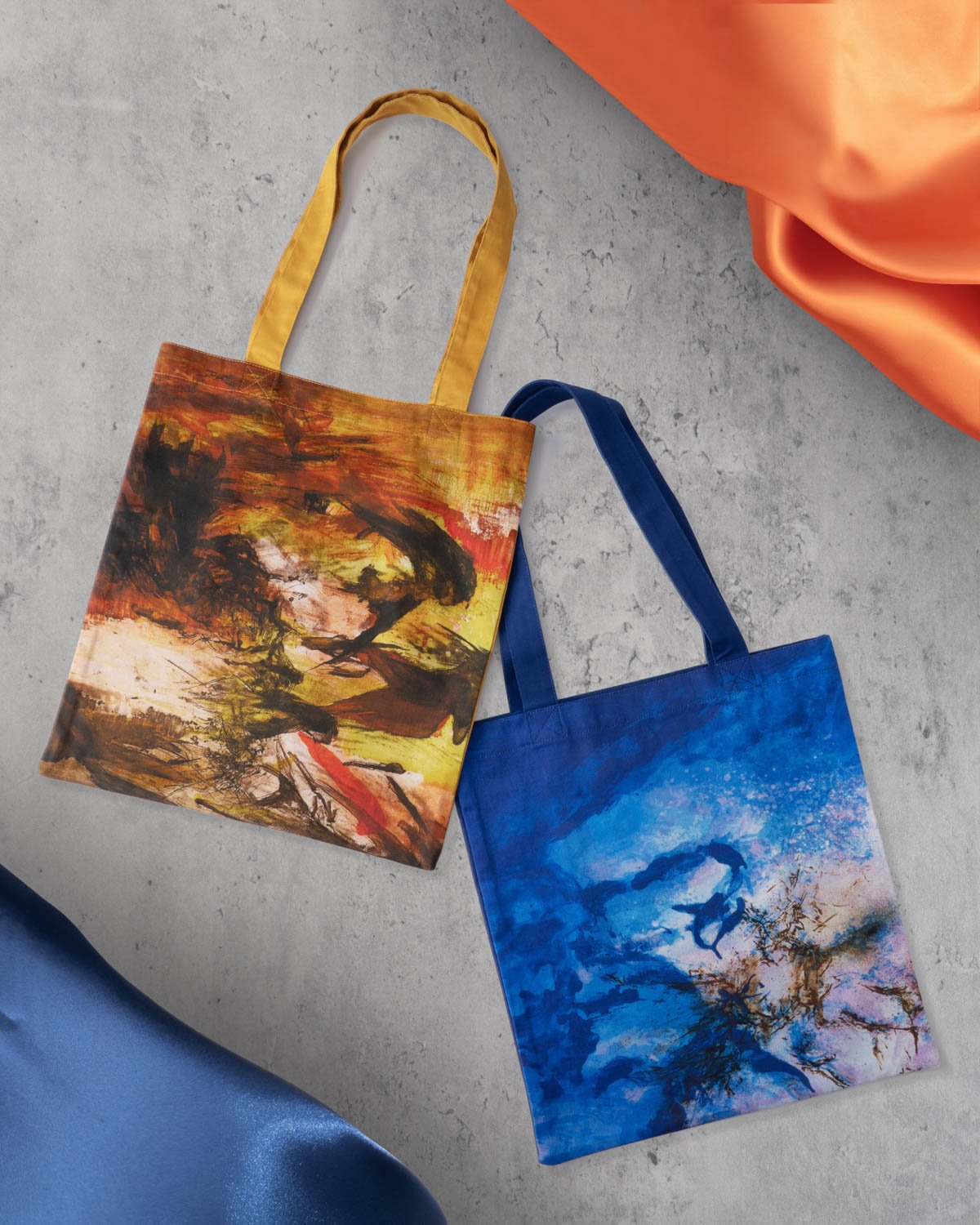 趙無極單肩袋, 《無題》1969, large