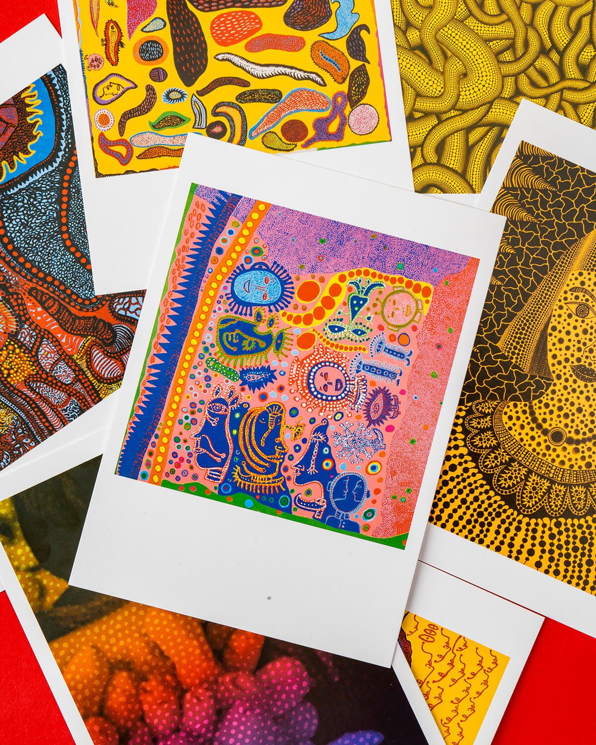 細江英公《草間彌生與她的軟雕塑》 明信片&nbsp;