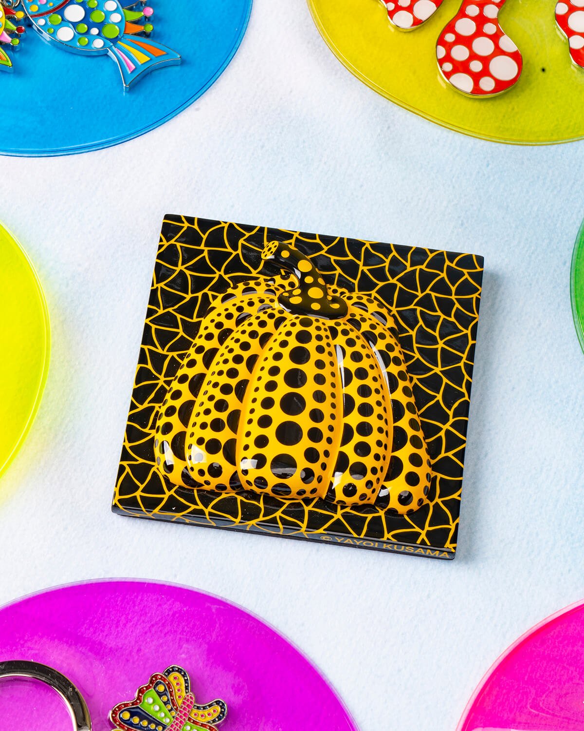 Yayoi Kusama Fish Keychain, Accessories, M+ Shop