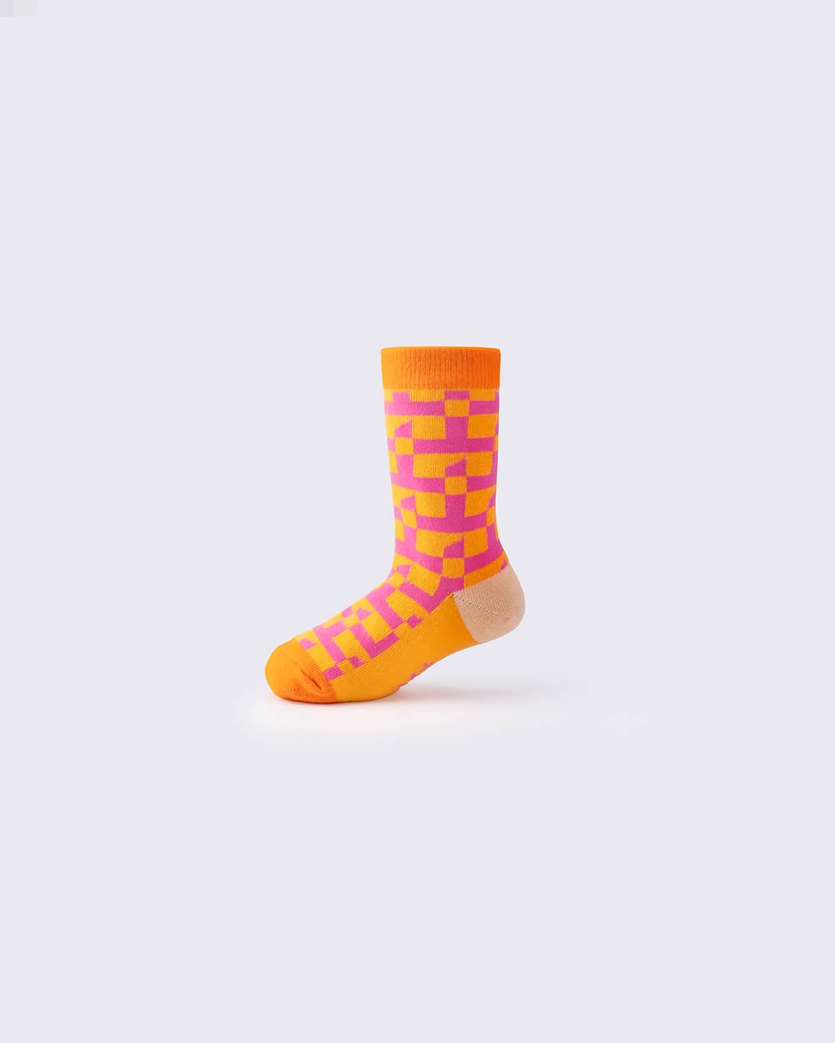 M+ Monogram 兒童襪, 橙色, large
