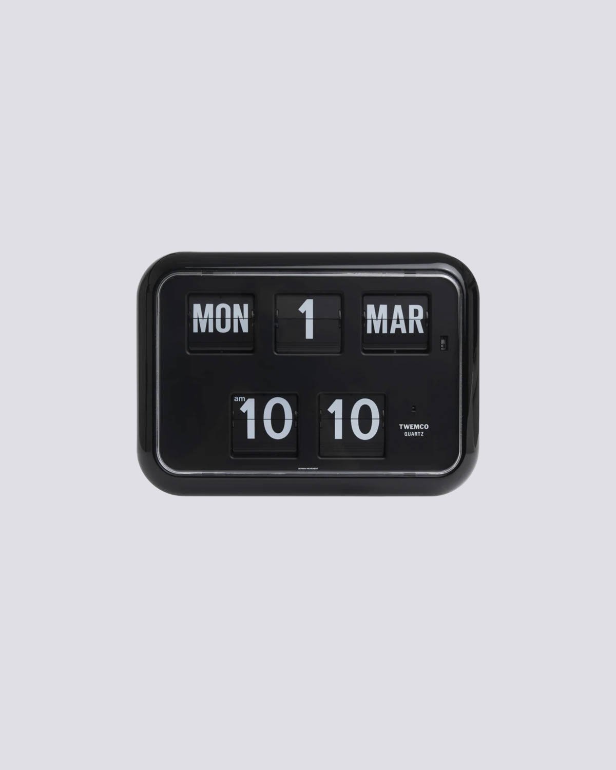 TWEMCO QD-35 掛鐘/桌上鐘, 黑色, large