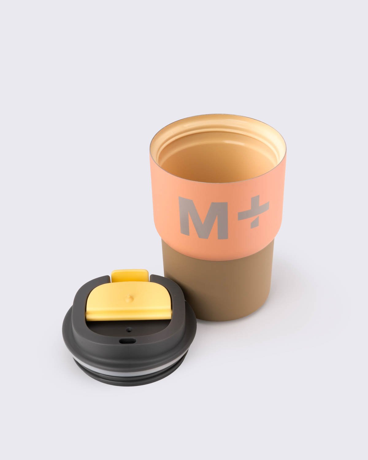 M+ 隨行杯, 橙色/ 啡色, large
