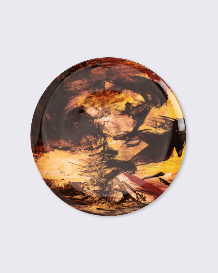 Zao Wou-Ki Ceramic Plate