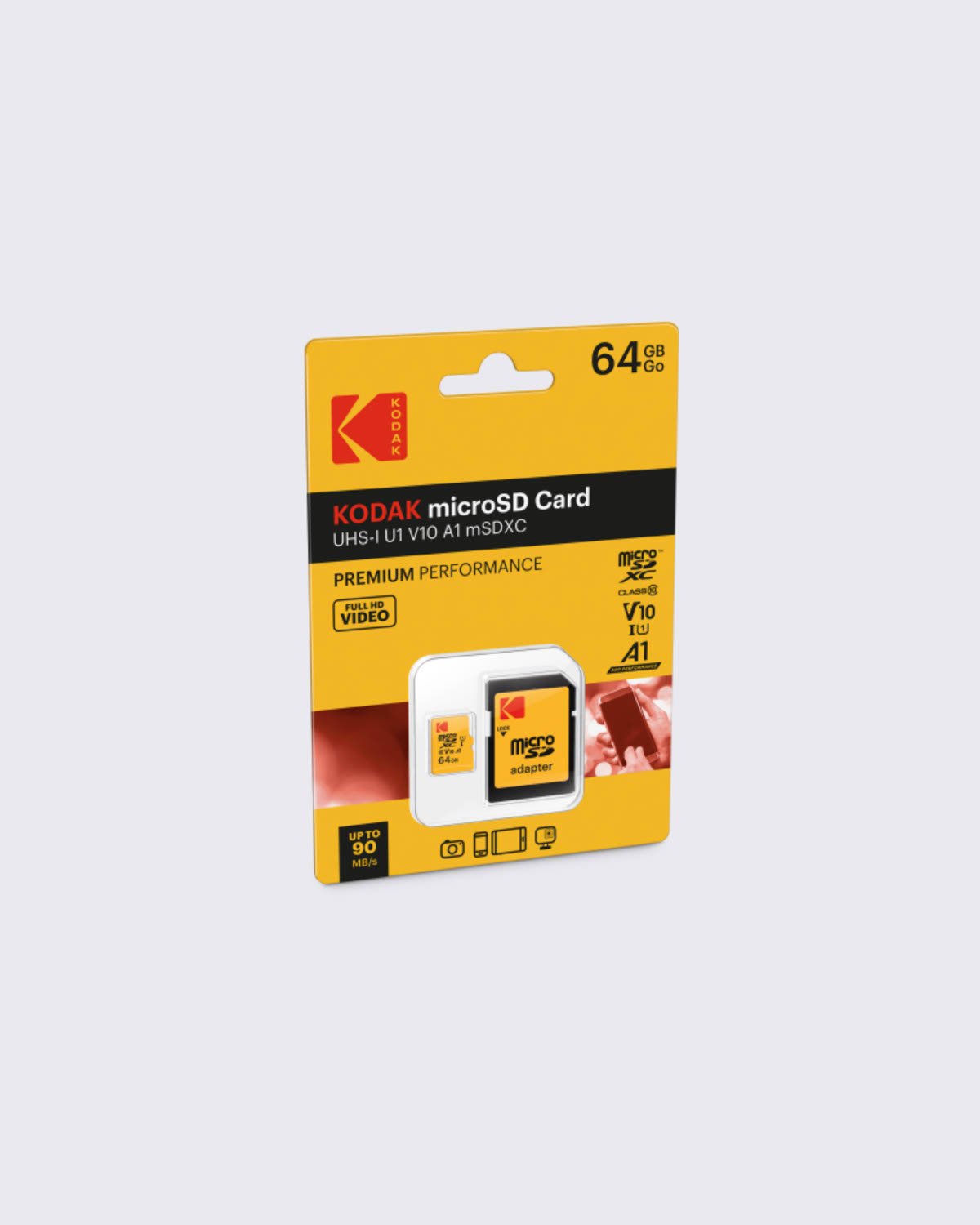 KODAK V10 A1 MICROSD 64GB 記憶卡, , large